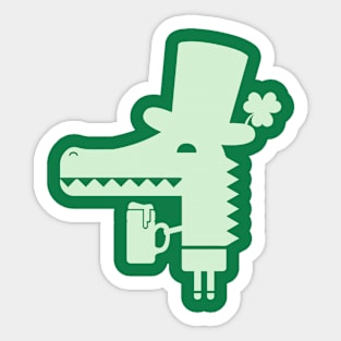 State Patty's Day Shirt - Shenanigator Shenanigans Tee Sticker